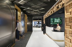 Nevelson's art is driven by saturated color and bold shapes, as made obvious by Gensler's design for the amenity floor at 200 W. Madison, Chicago. Nevelson's art is driven by saturated color and bold shapes, as made obvious by Gensler's design for the amenity floor at 200 W. Madison, Chicago.