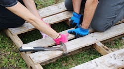 EskewDumezRipple and accompanying firm volunteers construct vertical planters from recycled pallets for New Orleans organization Hollygrove-Dixon Neighborhood Association during the firm’s 10th Anniversary of the Martin Luther King, Jr. Day of Service. EskewDumezRipple and accompanying firm volunteers construct vertical planters from recycled pallets for New Orleans organization Hollygrove-Dixon Neighborhood Association during the firm’s 10th Anniversary of the Martin Luther King, Jr. Day of Service.