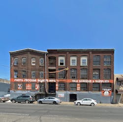 Exterior facade of Silk Screen Studios. Exterior facade of Silk Screen Studios.