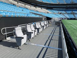 The Bank of America stadium received field-level VIP seating upgrades this off-season.