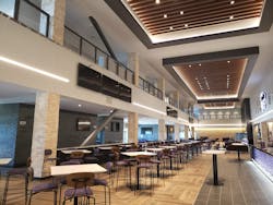 The renovated Bill Snyder Family Stadium's south concourse. The renovated Bill Snyder Family Stadium's south concourse.