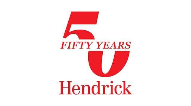 Hendrick celebrates 50 years in business logo