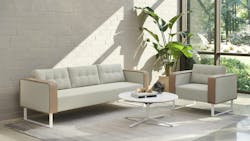 Adventura lounge collection with lounge chair, settee and sofa.