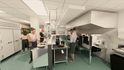 The kitchen at DESK. The kitchen at DESK.