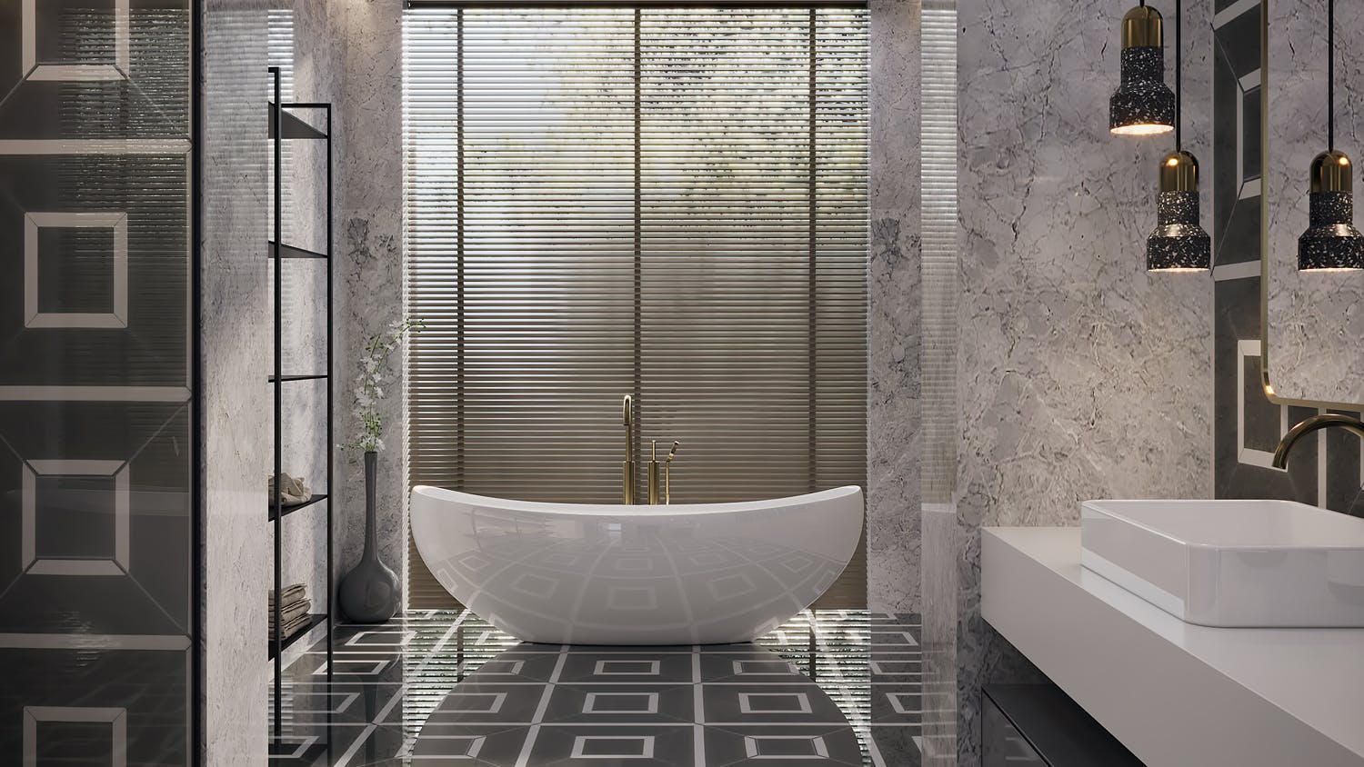 Americh Contura IV bathtub in white.