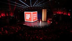 A view of the stage at the 2023 iF Design Awards. A view of the stage at the 2023 iF Design Awards.