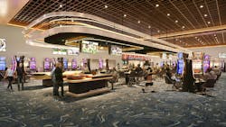 The Q Casino Resort is located in the Mississippi River’s historic Schmitt Island in Dubuque, Iowa. The Q Casino Resort is located in the Mississippi River’s historic Schmitt Island in Dubuque, Iowa.