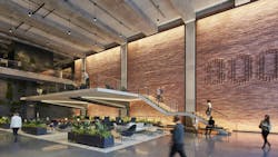 The 800 Fulton Market office building by Hartshorne Plunkard Architecture in Chicago is an example in multifunctionality for the city.