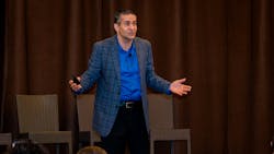 Sam Richter illuminated the transformative power of AI technology during the 2024 Wallcoverings Association Annual Meeting. Sam Richter illuminated the transformative power of AI technology during the 2024 Wallcoverings Association Annual Meeting.