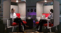 Borgo's Privée single seater with canopy lighting. Borgo's Privée single seater with canopy lighting.