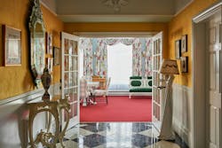Operator Davidson Hospitality worked with Dorothy Draper &amp; Company to redesign the Carleton Varney Suite. Varney was president of what many consider to be one of the original interior design firms. Varney was known as &ldquo;Mr. Color.&apos;
