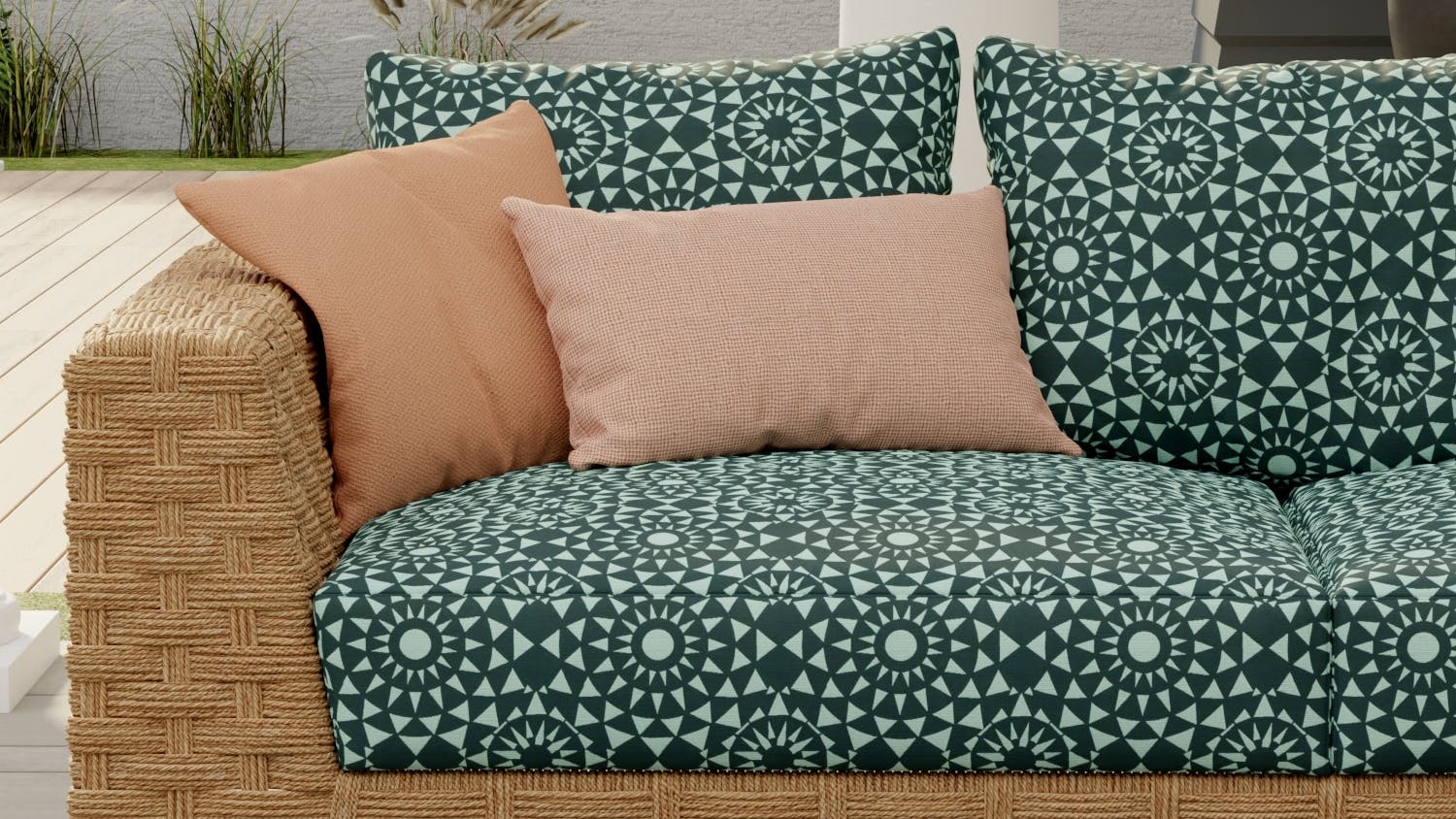 The Sundial pattern in seaweed.