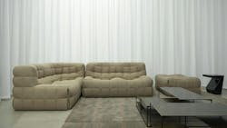 Ligne Roset's Kashima couch features quilted all-foam seating and rounded and curved lines for classic 'English' comfort. Ligne Roset's Kashima couch features quilted all-foam seating and rounded and curved lines for classic 'English' comfort.