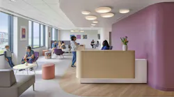 The Community of Hope Family Health & Birth Center was a 2023 IIDA Healthcare Design Award winner in the Ambulatory | Specialty Clinic category.