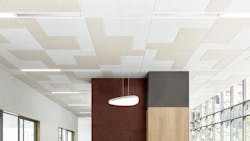 The DesignStackz Ceiling System is designed in a 4' x 4' module layout. The DesignStackz Ceiling System is designed in a 4' x 4' module layout.