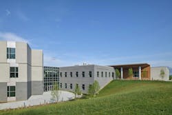 The New Fairfield High School building is 146,000 sq. ft. and was designed by JCJ Architecture. The New Fairfield High School building is 146,000 sq. ft. and was designed by JCJ Architecture.