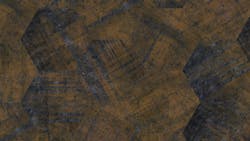 Moooi Carpets Patina Cinnamon carpet tile in hexagon shape. Moooi Carpets Patina Cinnamon carpet tile in hexagon shape.