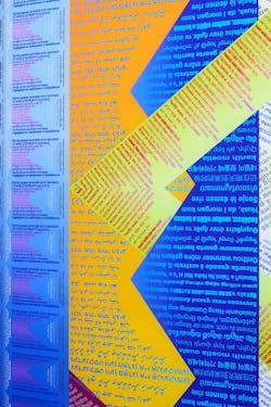 Glass Specialist Pulp Studio Used A Photographic Process To Accurately Represent The Bold Colors Of The Mural Glass Specialist Pulp Studio Used A Photographic Process To Accurately Represent The Bold Colors Of The Mural