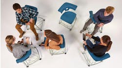 KI Ruckus chairs come in two seat heights KI Ruckus chairs come in two seat heights