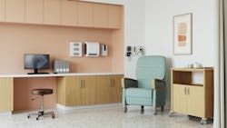 Kwalu's Ellie Recliner in an exam room. Kwalu's Ellie Recliner in an exam room.