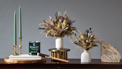 The Sherwin-Williams x East Olivia Bouquet was inspired by the Color Capsule. The Sherwin-Williams x East Olivia Bouquet was inspired by the Color Capsule.