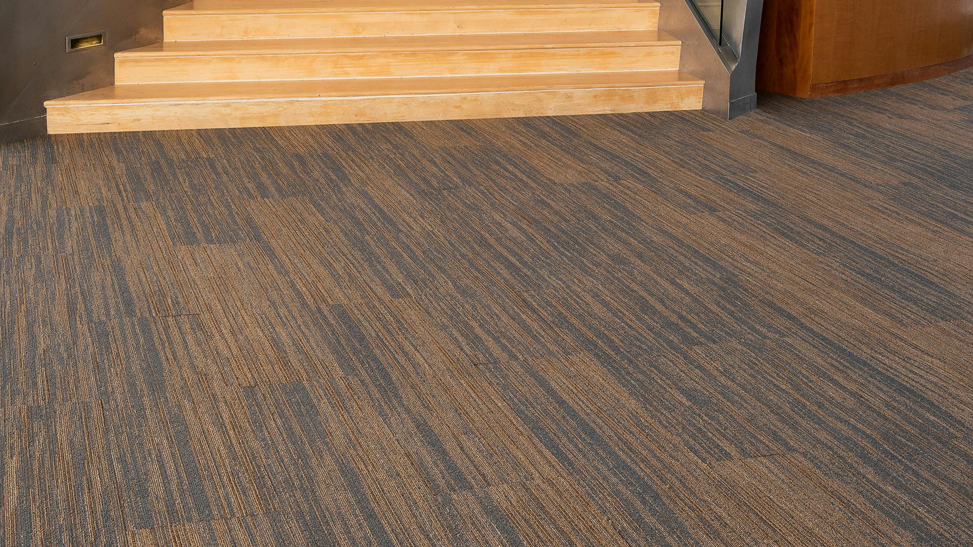 EF Contract's Pleat flooring, shown in Cardstock.