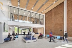 Students enjoy a modern design and expanded campus at Chicago Jesuit Academy Students enjoy a modern design and expanded campus at Chicago Jesuit Academy