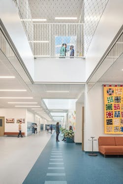 Community and student artworks adorn the walls at CJA Community and student artworks adorn the walls at CJA