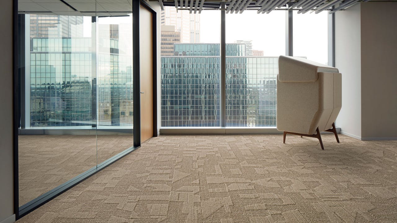 Etched & Threaded Carpet Tile Collection by Interface
