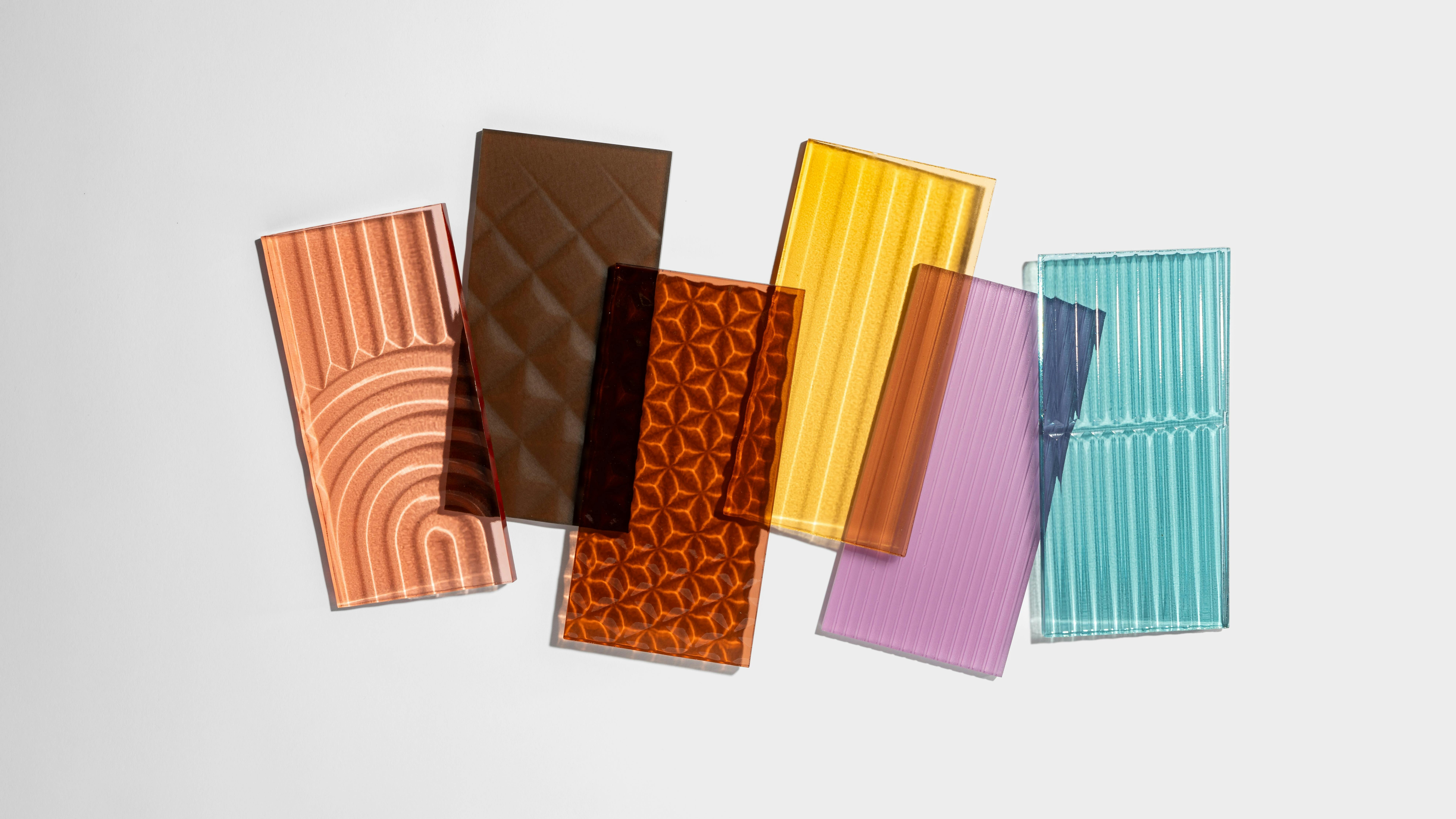 100% Recycled Textures Resin Materials by 3form