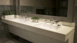 D|13 Sink System Featuring XLERATORsync Hand Dryer D|13 Sink System Featuring XLERATORsync Hand Dryer