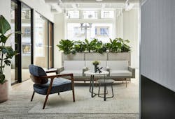 Kimball International's Boston showroom maximizes its use of daylight. Kimball International's Boston showroom maximizes its use of daylight.