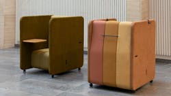 Two Bob Biz workstations by Scandinavian Spaces. Two Bob Biz workstations by Scandinavian Spaces.