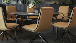 Jotta office chairs situated around a table.