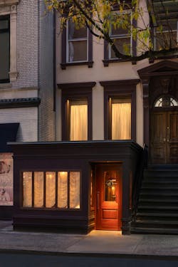 A renovated Manhattan townhouse serves up a French-inspired dining experience as patrons walk through the understated but elegant entrance. A renovated Manhattan townhouse serves up a French-inspired dining experience as patrons walk through the understated but elegant entrance.