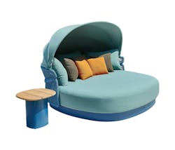 BABMAR Arezzo collection daybed with canopy. BABMAR Arezzo collection daybed with canopy.