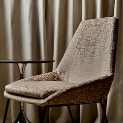 Souza's geometric shimmer from the Glint + Glimmer collection. Souza's geometric shimmer from the Glint + Glimmer collection.