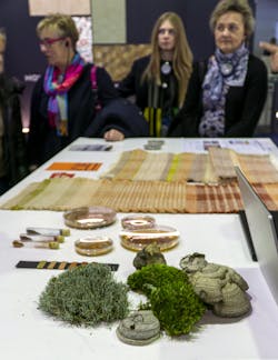Students from the Weißensee Kunsthochschule Berlin share their research on using fungi to produce “myco color” textile dyes at Heimtextil 2025. Students from the Weißensee Kunsthochschule Berlin share their research on using fungi to produce “myco color” textile dyes at Heimtextil 2025.