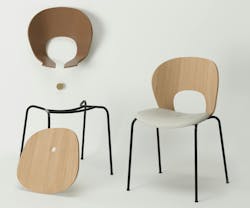 Designing for disassembly and using more easily recycled and recyclable materials can lower the environmental impact of contract furniture. Designing for disassembly and using more easily recycled and recyclable materials can lower the environmental impact of contract furniture.