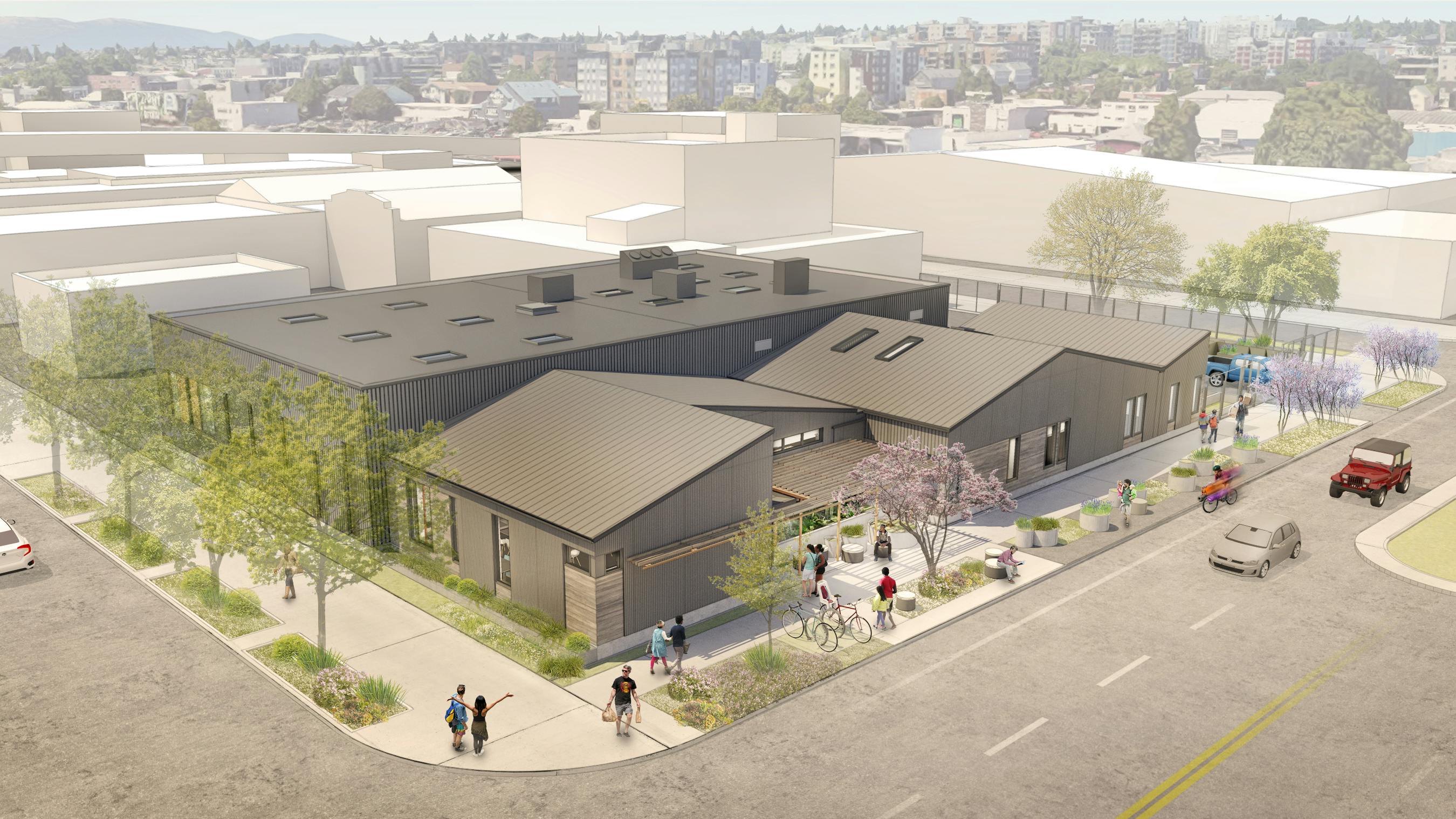 Ballard Food Bank architectural rendering