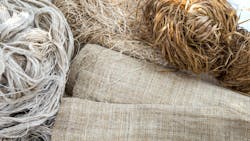 Natural fiber textiles stock image Natural fiber textiles stock image