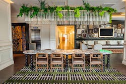 Hotel Tonnelle captures the lively spirit of New Orleans with its lush colors and locally sourced furnishings, artistic decor, and tile elements. Hotel Tonnelle captures the lively spirit of New Orleans with its lush colors and locally sourced furnishings, artistic decor, and tile elements.