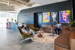 Swing Set Productions reception area Swing Set Productions reception area