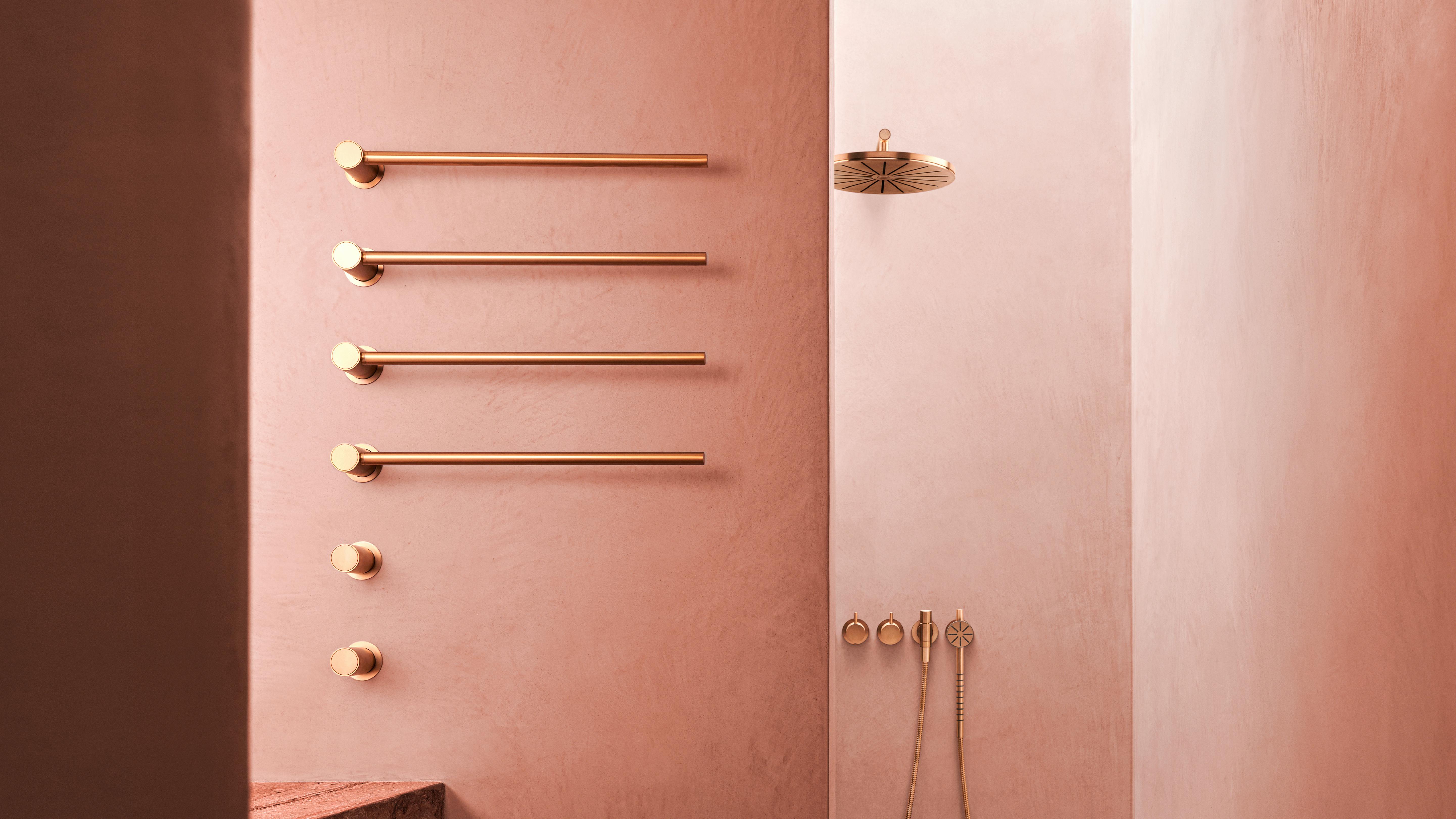 The VOLA T39ELUS towel warmer brings comfort and design into hospitality, wellness, and high-end residential bathrooms.