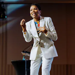 Dr. Jennifer Keitt delivers a motivational keynote address at ASID GATHER 2025. Dr. Jennifer Keitt delivers a motivational keynote address at ASID GATHER 2025.