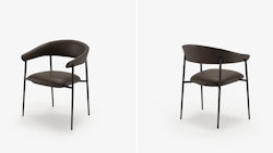 Skiaccia Armchair features a curved backrest and has stackable functionality. Skiaccia Armchair features a curved backrest and has stackable functionality.