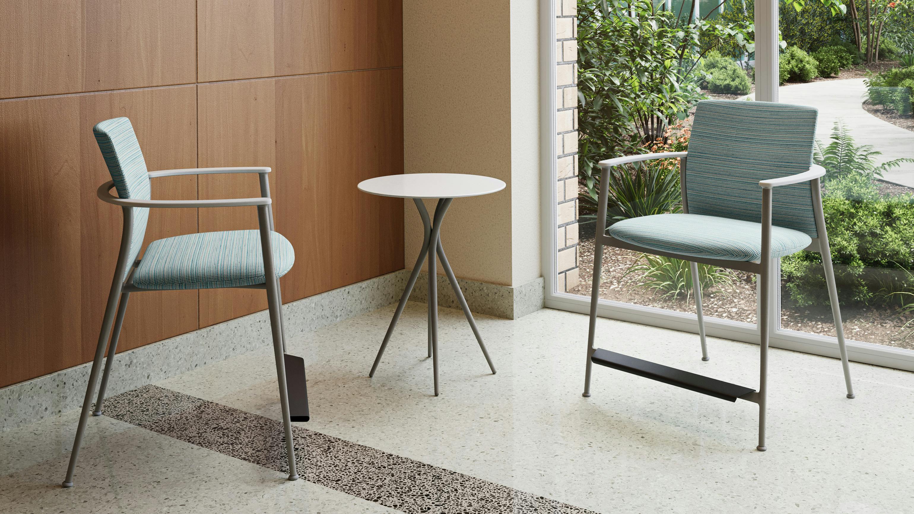 Integra's Odyssey Collection includes chair and table options.