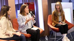Three women participate in a NeoCon Talks sessions in 2025. NeoCon Talks sessions will return for the 2026 program, featuring fast-paced, 20-minute sessions in the 7th Floor Exhibit Hall. Three women participate in a NeoCon Talks sessions in 2025. NeoCon Talks sessions will return for the 2026 program, featuring fast-paced, 20-minute sessions in the 7th Floor Exhibit Hall.