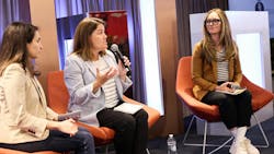 Three women participate in a NeoCon Talks sessions in 2025. NeoCon Talks sessions will return for the 2026 program, featuring fast-paced, 20-minute sessions in the 7th Floor Exhibit Hall. Three women participate in a NeoCon Talks sessions in 2025. NeoCon Talks sessions will return for the 2026 program, featuring fast-paced, 20-minute sessions in the 7th Floor Exhibit Hall.