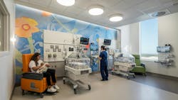 Maternal and NICU areas have been redesigned to allow more interaction between mothers and their newborn babies during their stays. Maternal and NICU areas have been redesigned to allow more interaction between mothers and their newborn babies during their stays.